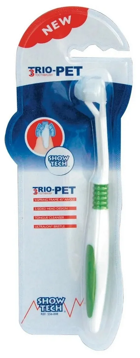 Зубная щетка 3-х сторонняя SHOW TECH Trio-Pet Toothbrush, 18 см