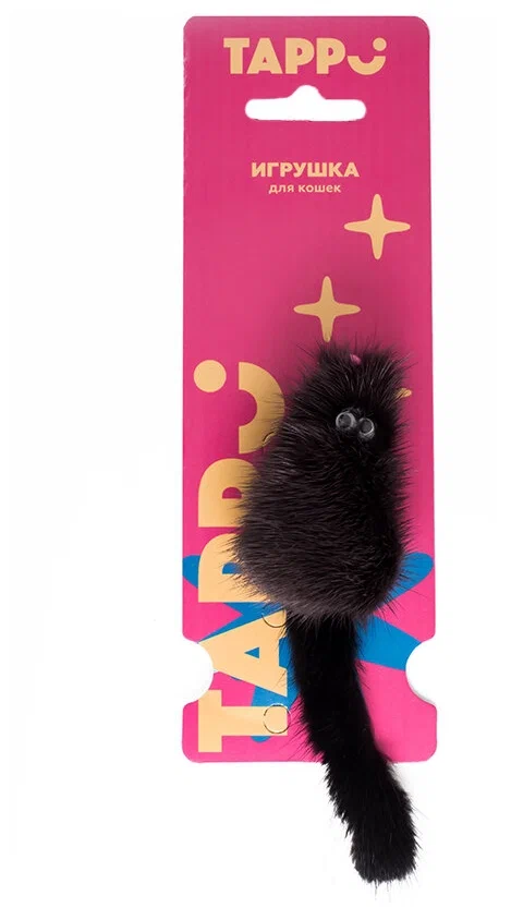 Tappi игрушки Игрушка для кошек Мышка из натурального меха норки 6см