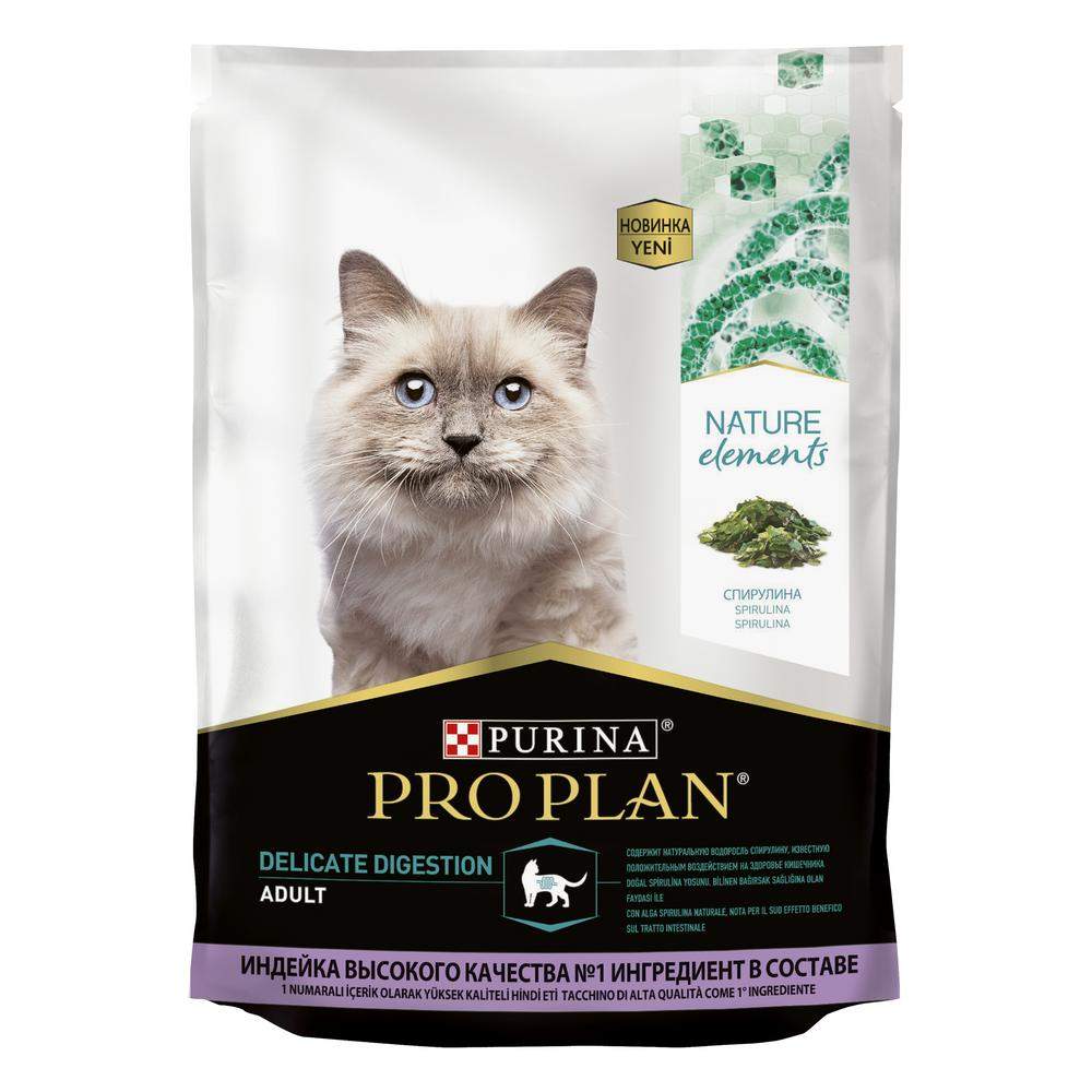 Purina ProPlan Nature Elements Проплан с чувствительным пищеварением, с индейкой, 200г