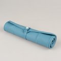 Миска силиконовая SuperDesign двойная складная, синяя 26*5*45см