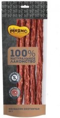 Мнямс Колбаски охотничьи лакомство д/собак, 80г