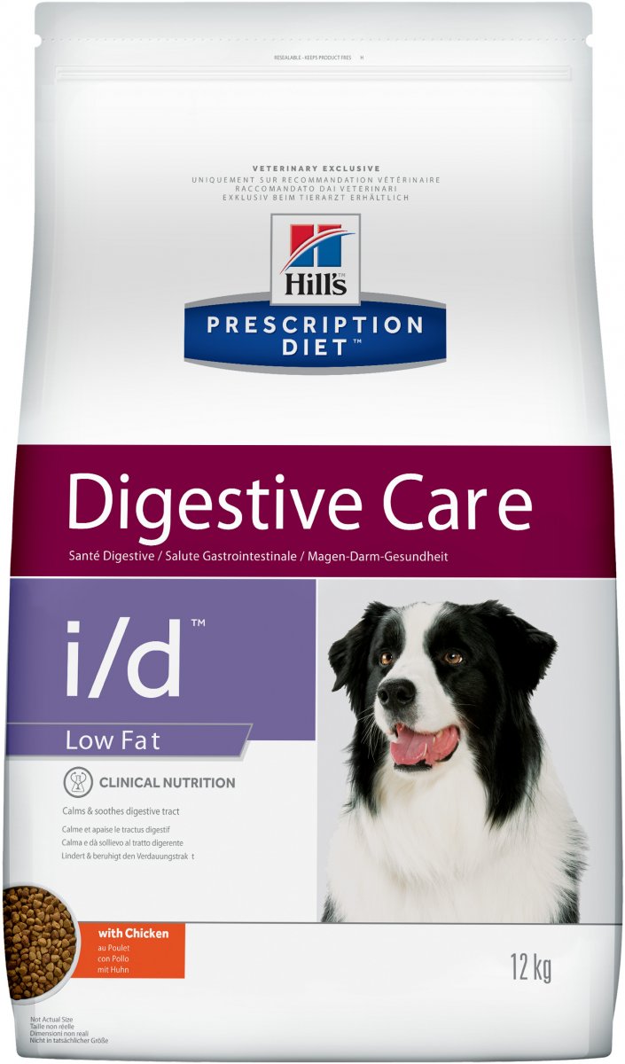 Hill's I/D Low Fat Хиллс при заболеваниях ЖКТ низкокалорийный, 1,5 кг, 