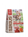 Sirius Сириус корм для кошек мясной рацион, 400г
