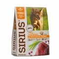 Sirius Сириус корм для стерилизованных кошек утка и клюква, 400г