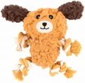 Игрушка АромаДог собачка с канатами рыжая, 15 см