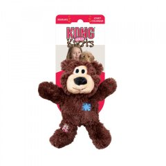 Kong Wild Knots Конг мишка для собак 18 см, коричневый