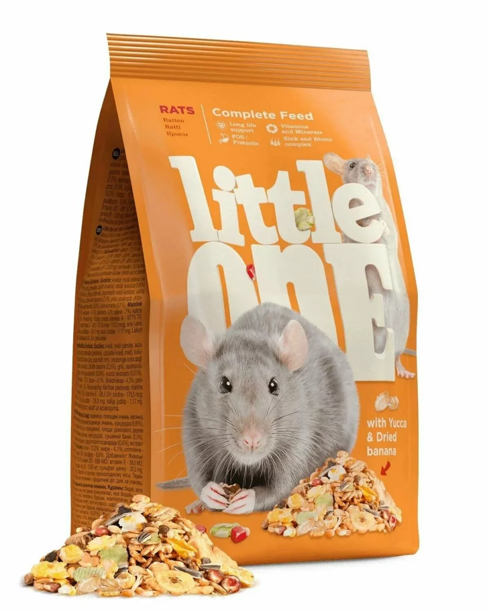 LITTLE ONE корм для крыс 900г